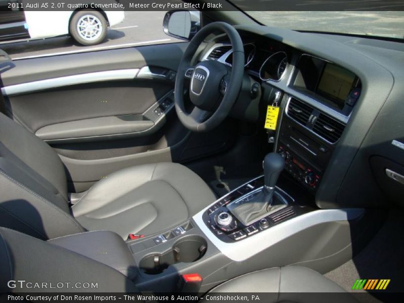 Meteor Grey Pearl Effect / Black 2011 Audi A5 2.0T quattro Convertible