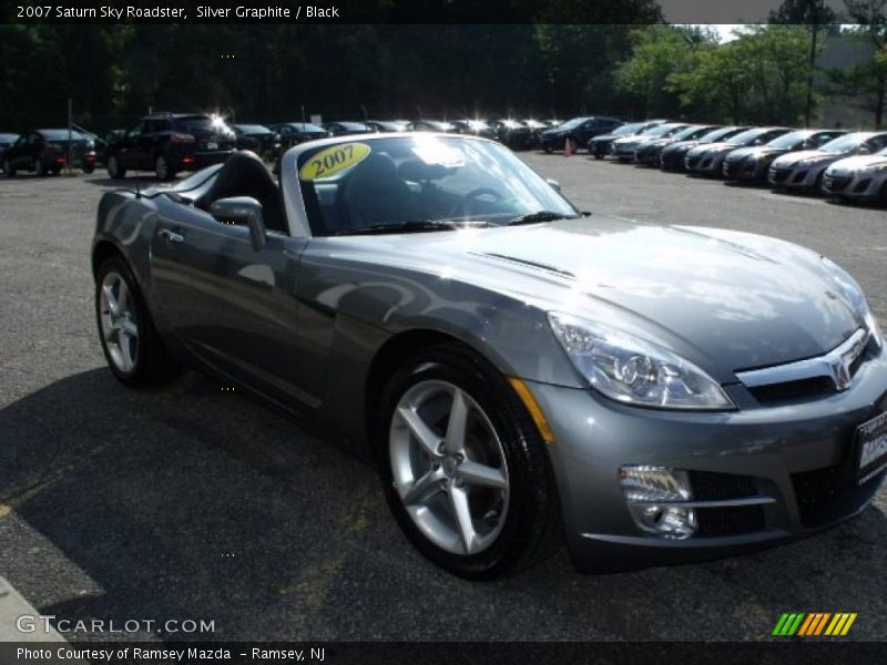 Silver Graphite / Black 2007 Saturn Sky Roadster