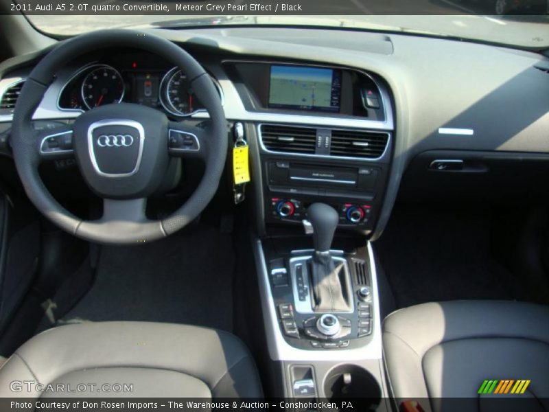 Meteor Grey Pearl Effect / Black 2011 Audi A5 2.0T quattro Convertible