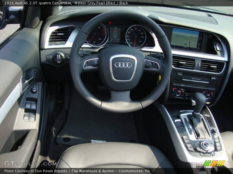 Meteor Grey Pearl Effect / Black 2011 Audi A5 2.0T quattro Convertible