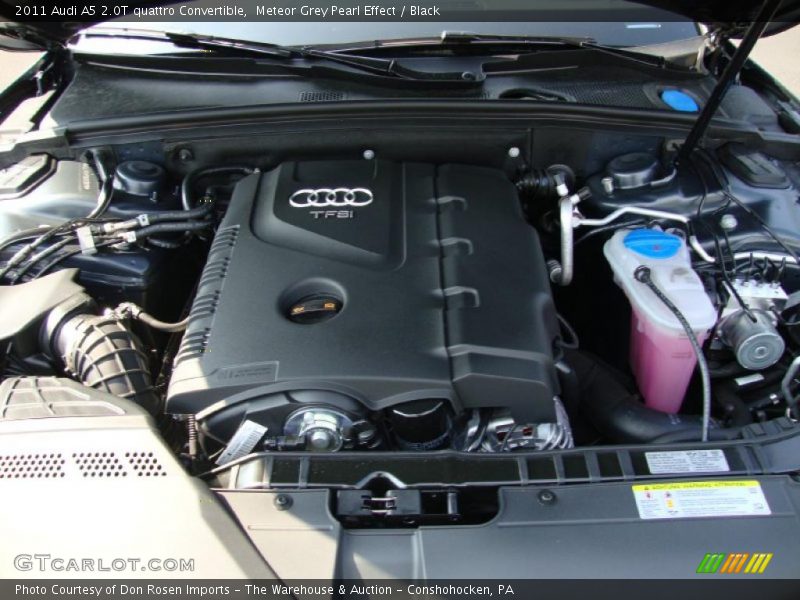 Meteor Grey Pearl Effect / Black 2011 Audi A5 2.0T quattro Convertible