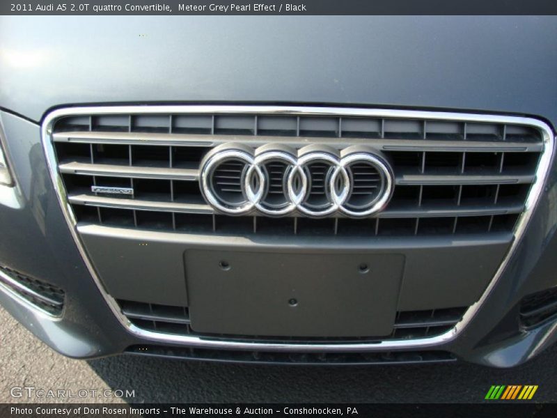 Meteor Grey Pearl Effect / Black 2011 Audi A5 2.0T quattro Convertible
