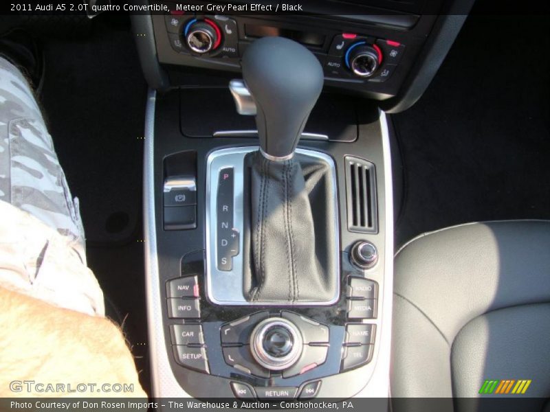 Meteor Grey Pearl Effect / Black 2011 Audi A5 2.0T quattro Convertible