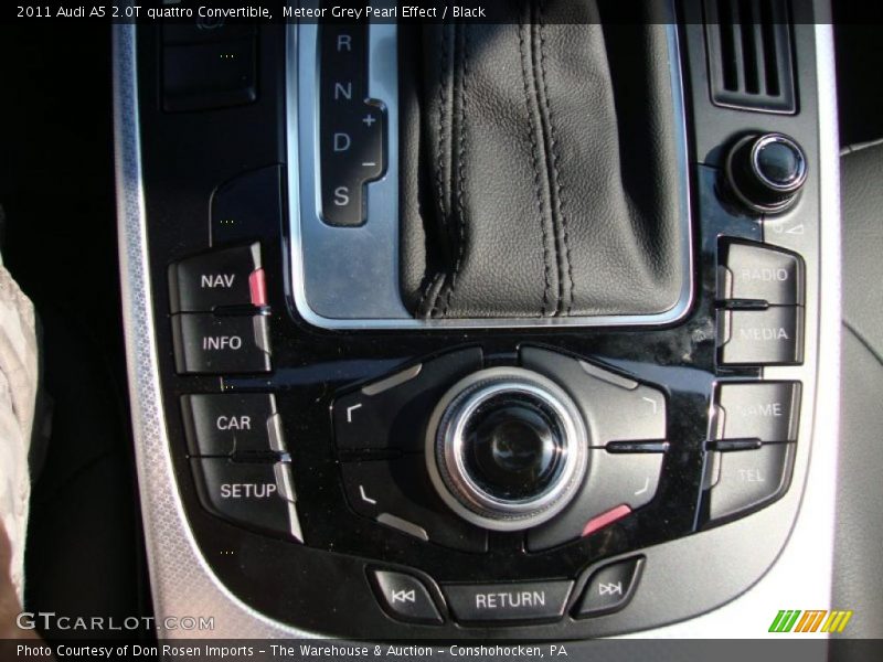 Meteor Grey Pearl Effect / Black 2011 Audi A5 2.0T quattro Convertible