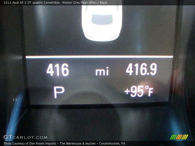 Meteor Grey Pearl Effect / Black 2011 Audi A5 2.0T quattro Convertible