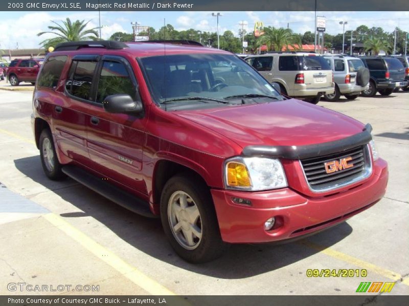 Magnetic Red Metallic / Dark Pewter 2003 GMC Envoy XL SLE