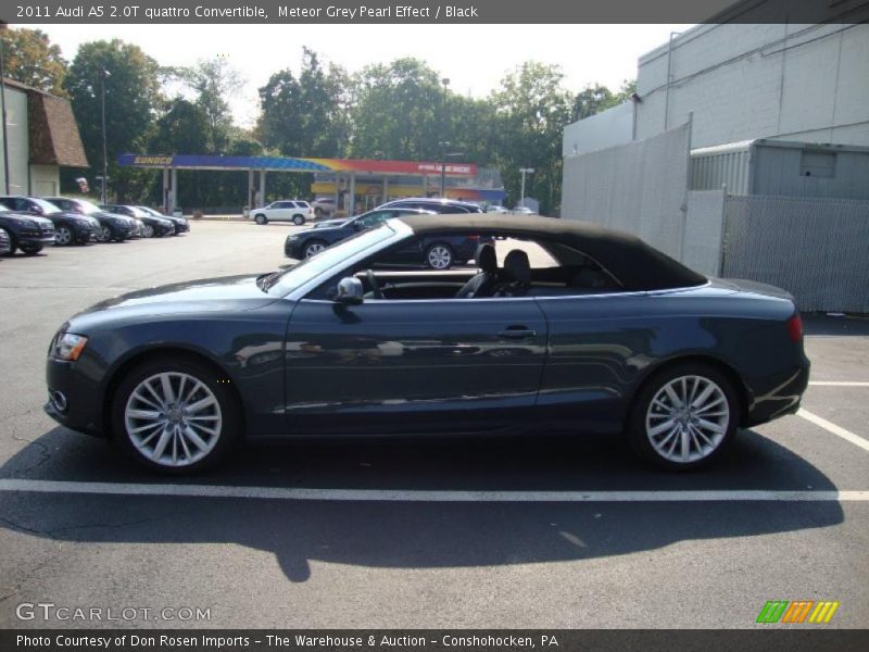 Meteor Grey Pearl Effect / Black 2011 Audi A5 2.0T quattro Convertible