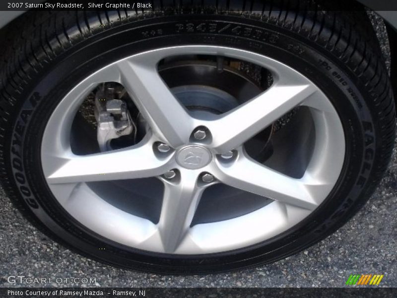 Silver Graphite / Black 2007 Saturn Sky Roadster