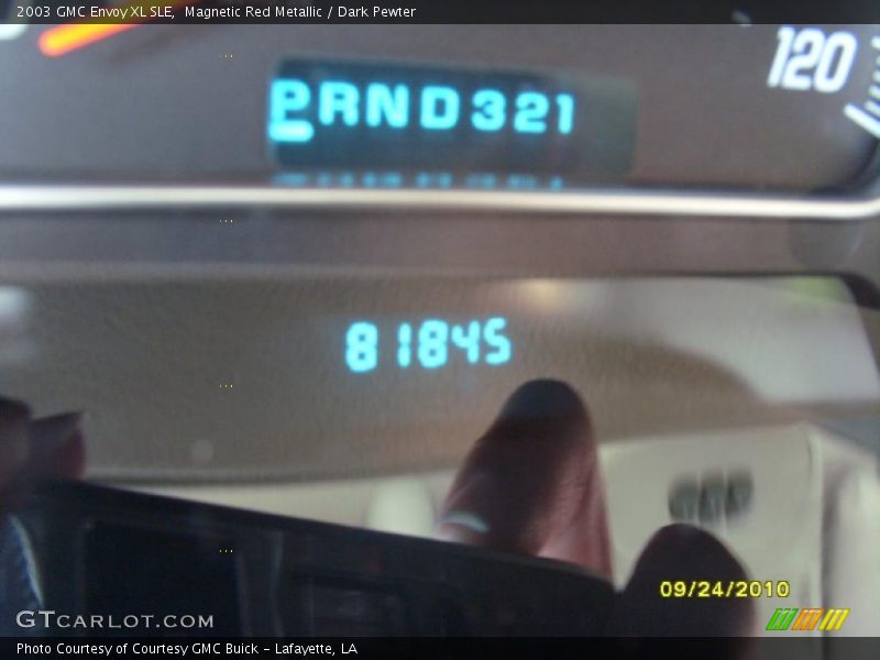 Magnetic Red Metallic / Dark Pewter 2003 GMC Envoy XL SLE