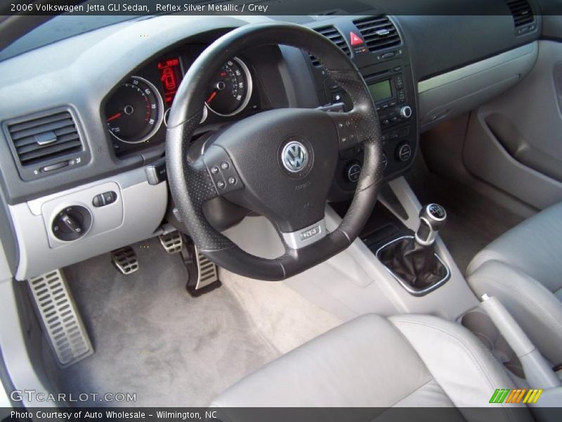 Reflex Silver Metallic / Grey 2006 Volkswagen Jetta GLI Sedan