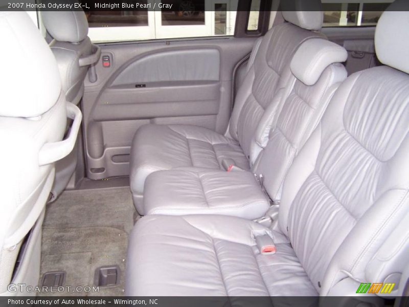 Midnight Blue Pearl / Gray 2007 Honda Odyssey EX-L