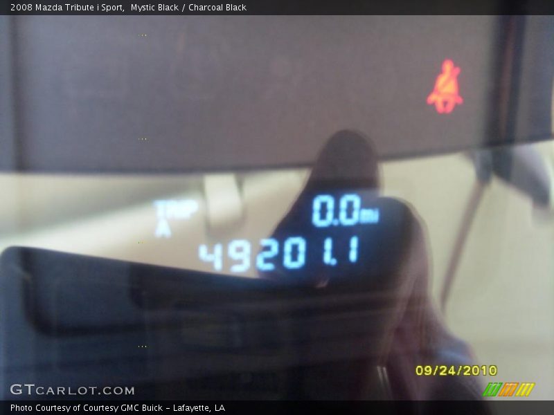 Mystic Black / Charcoal Black 2008 Mazda Tribute i Sport