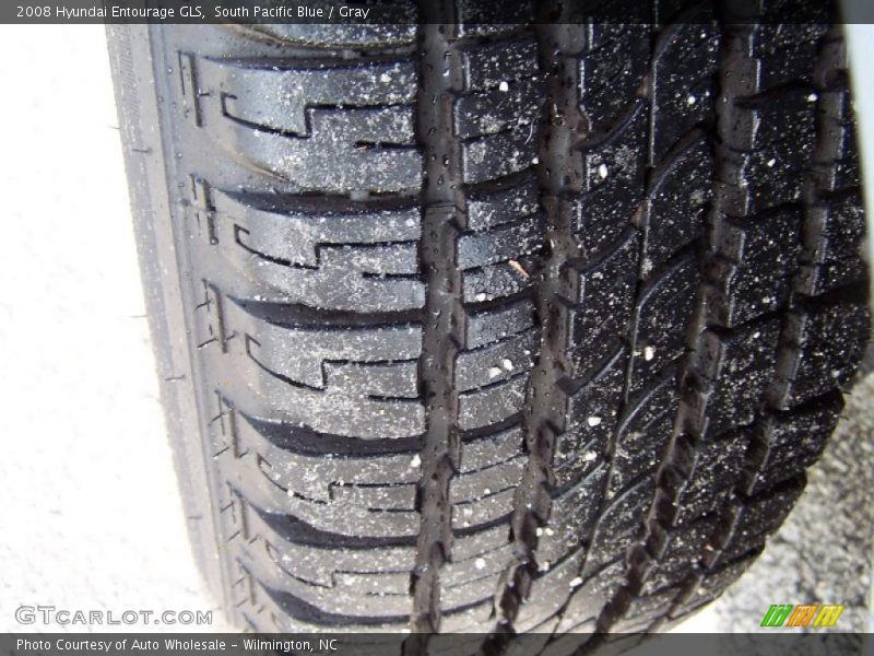 South Pacific Blue / Gray 2008 Hyundai Entourage GLS