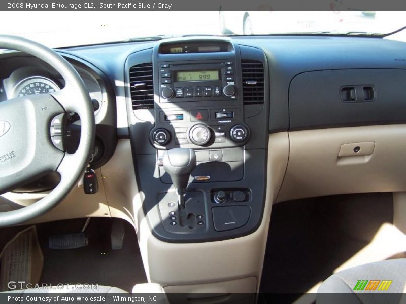South Pacific Blue / Gray 2008 Hyundai Entourage GLS