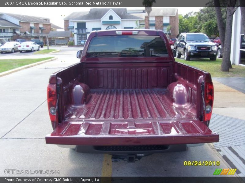 Sonoma Red Metallic / Pewter 2007 GMC Canyon SL Regular Cab
