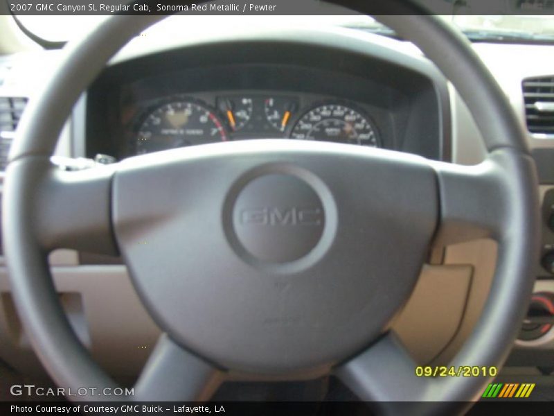 Sonoma Red Metallic / Pewter 2007 GMC Canyon SL Regular Cab
