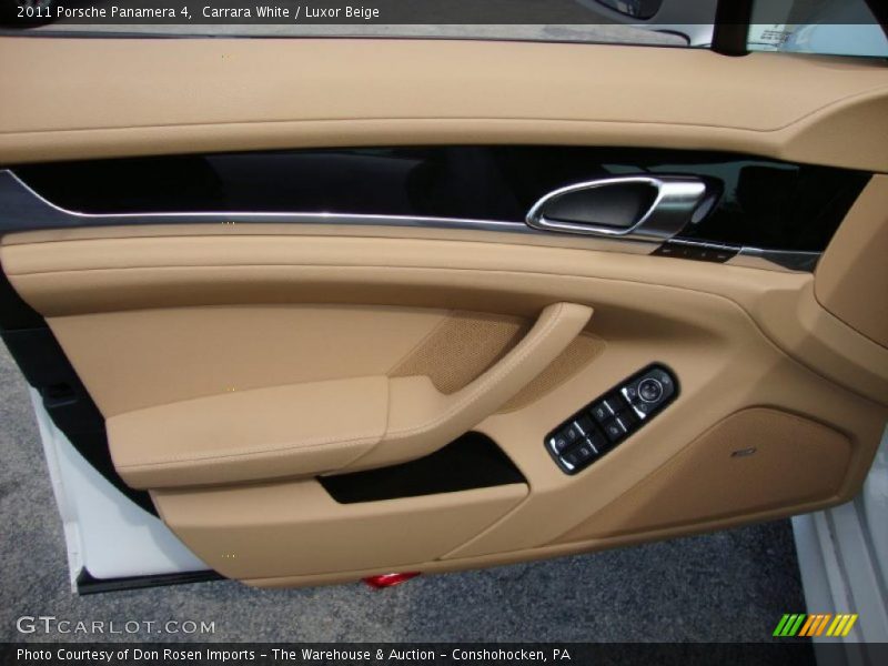 Carrara White / Luxor Beige 2011 Porsche Panamera 4