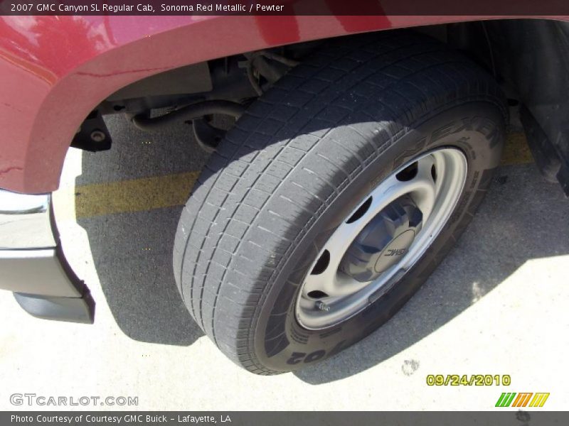 Sonoma Red Metallic / Pewter 2007 GMC Canyon SL Regular Cab