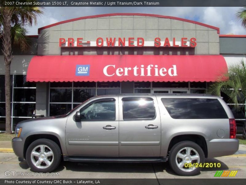 Graystone Metallic / Light Titanium/Dark Titanium 2007 Chevrolet Suburban 1500 LT