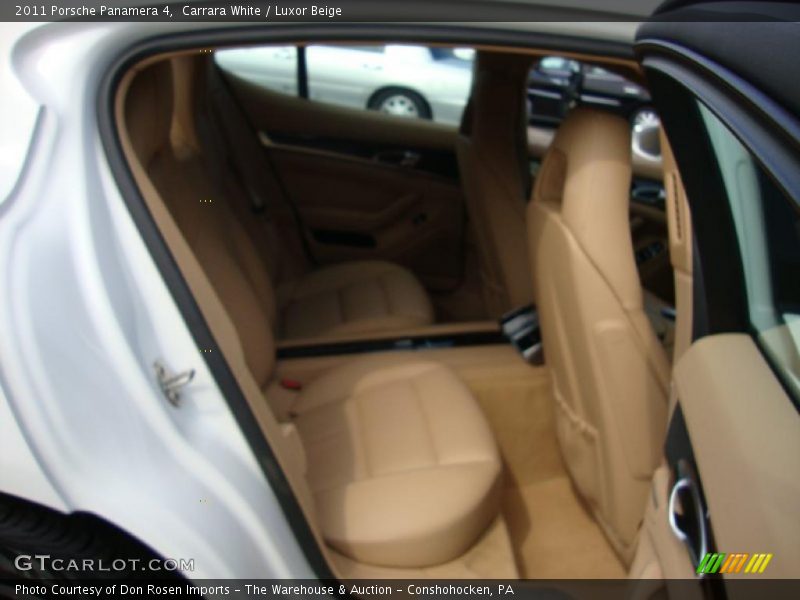 Carrara White / Luxor Beige 2011 Porsche Panamera 4