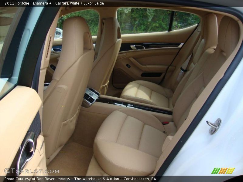 Carrara White / Luxor Beige 2011 Porsche Panamera 4