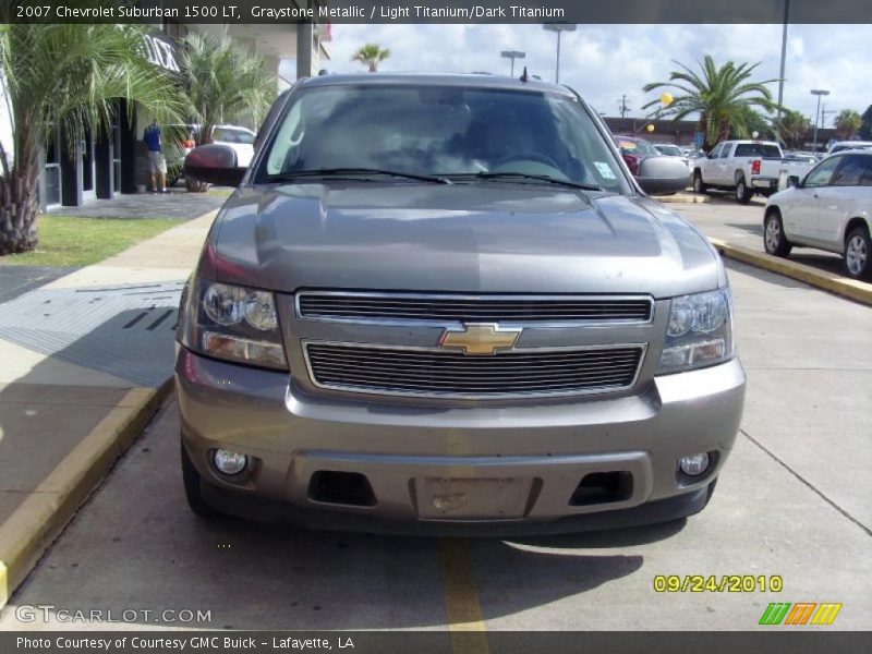 Graystone Metallic / Light Titanium/Dark Titanium 2007 Chevrolet Suburban 1500 LT