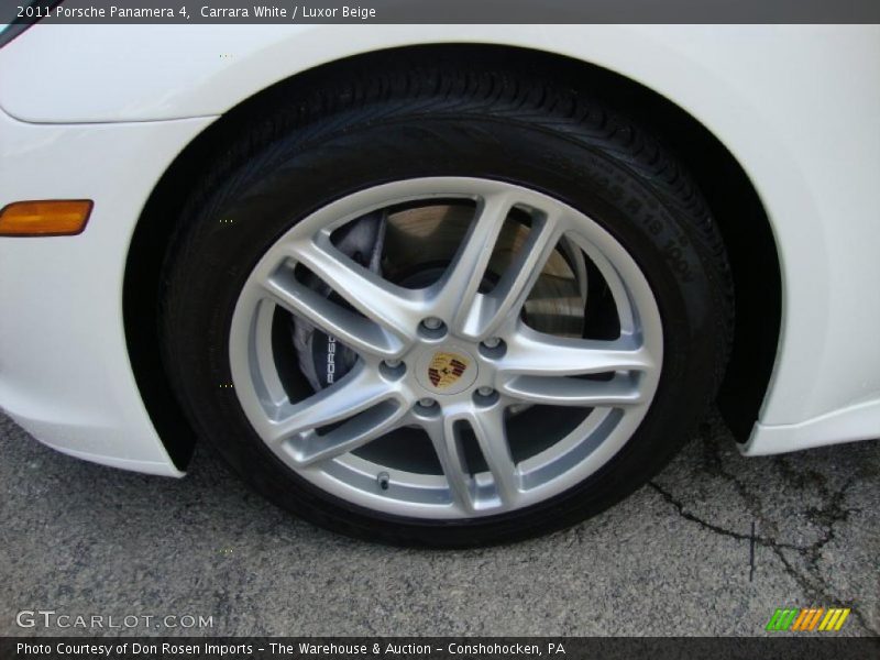 Carrara White / Luxor Beige 2011 Porsche Panamera 4