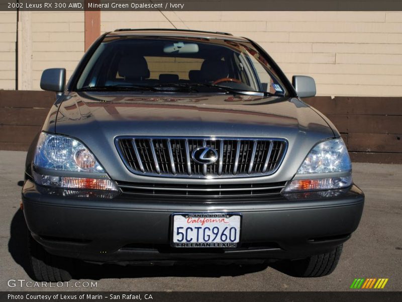 Mineral Green Opalescent / Ivory 2002 Lexus RX 300 AWD