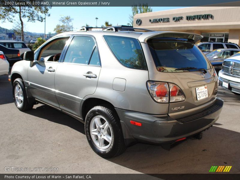 Mineral Green Opalescent / Ivory 2002 Lexus RX 300 AWD