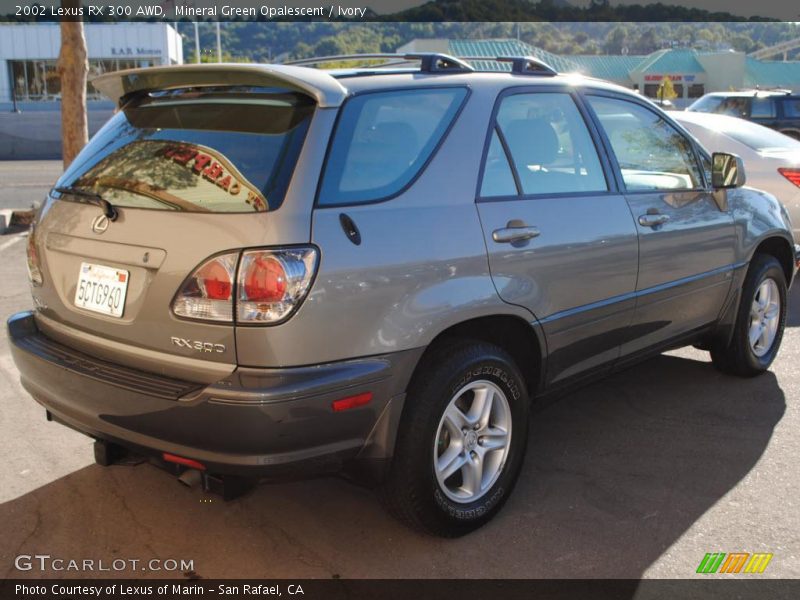 Mineral Green Opalescent / Ivory 2002 Lexus RX 300 AWD
