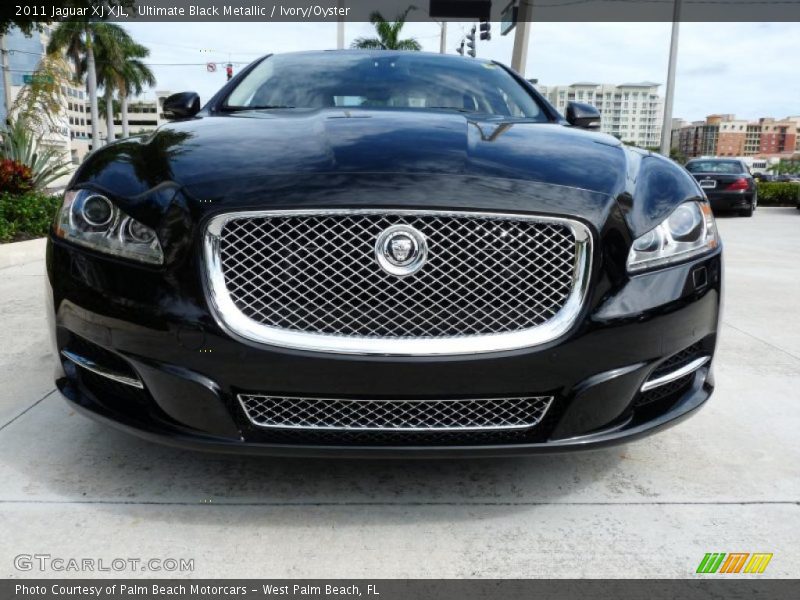 Ultimate Black Metallic / Ivory/Oyster 2011 Jaguar XJ XJL