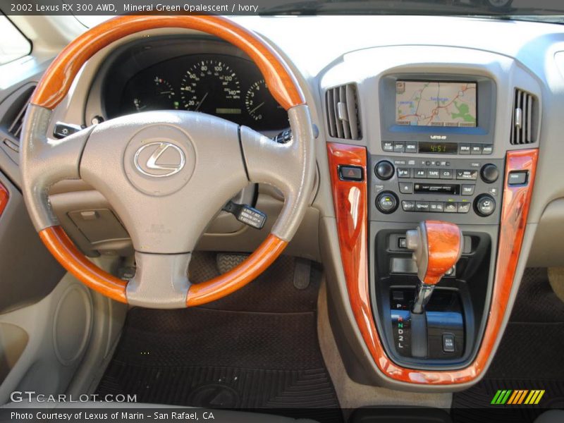 Mineral Green Opalescent / Ivory 2002 Lexus RX 300 AWD