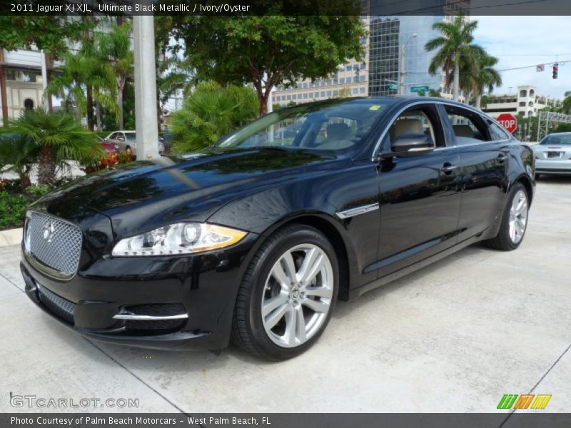 Ultimate Black Metallic / Ivory/Oyster 2011 Jaguar XJ XJL