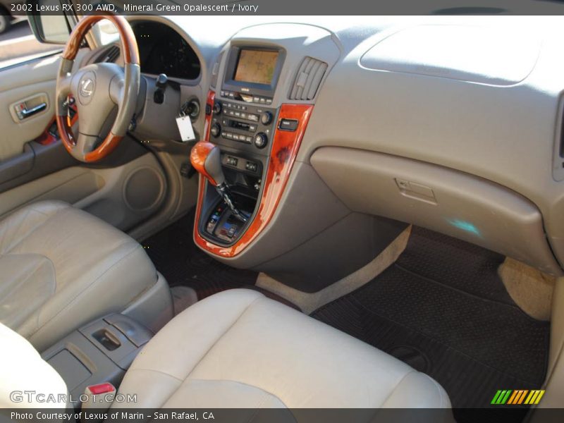 Mineral Green Opalescent / Ivory 2002 Lexus RX 300 AWD