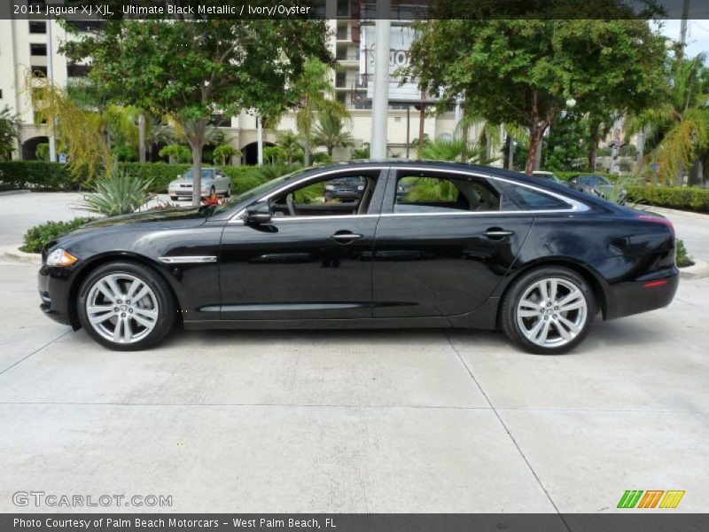 Ultimate Black Metallic / Ivory/Oyster 2011 Jaguar XJ XJL