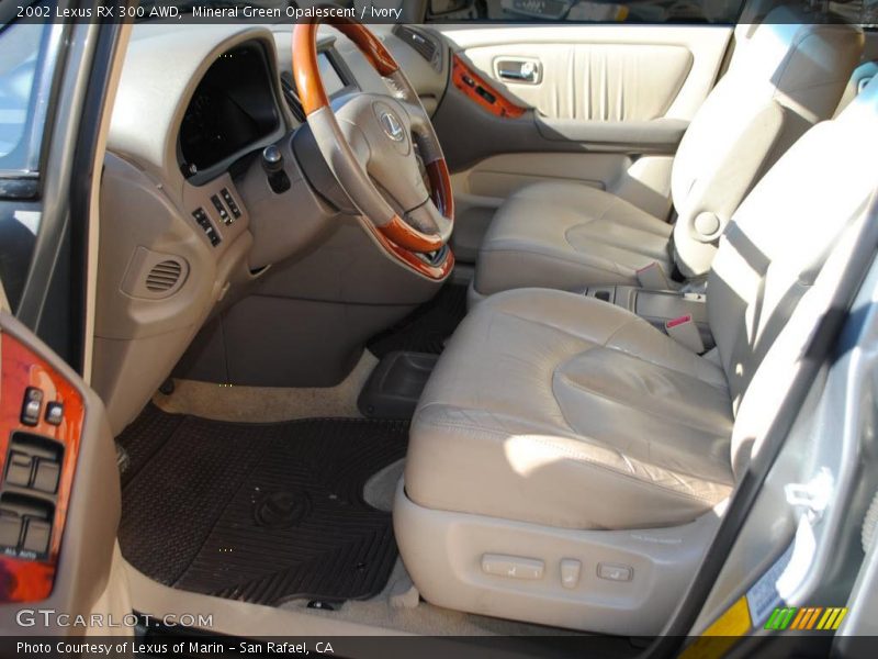 Mineral Green Opalescent / Ivory 2002 Lexus RX 300 AWD