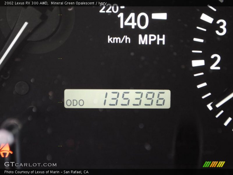 Mineral Green Opalescent / Ivory 2002 Lexus RX 300 AWD