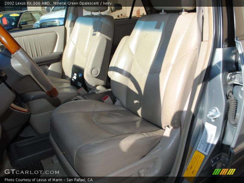 Mineral Green Opalescent / Ivory 2002 Lexus RX 300 AWD