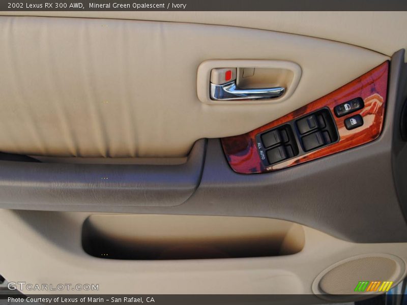 Mineral Green Opalescent / Ivory 2002 Lexus RX 300 AWD