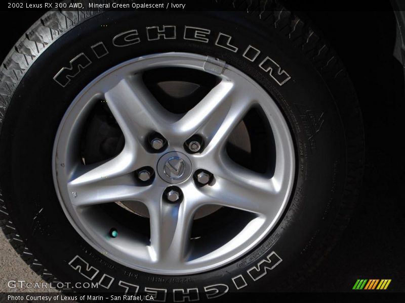 Mineral Green Opalescent / Ivory 2002 Lexus RX 300 AWD