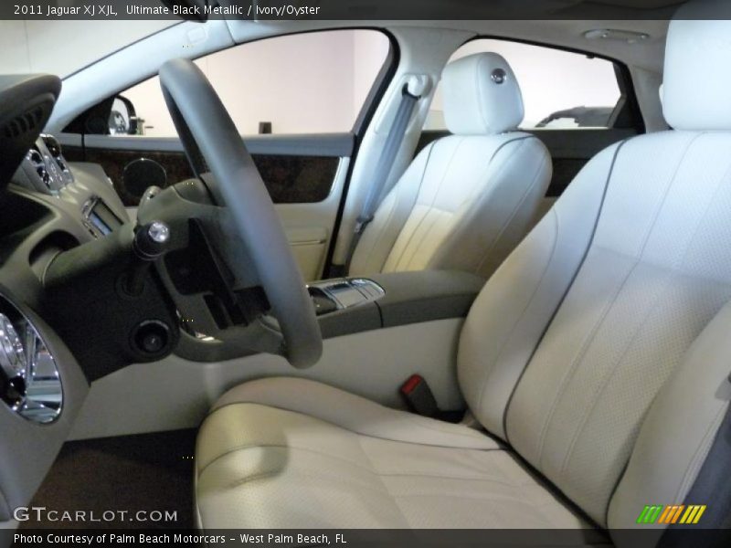 Ultimate Black Metallic / Ivory/Oyster 2011 Jaguar XJ XJL