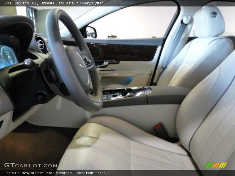 Ultimate Black Metallic / Ivory/Oyster 2011 Jaguar XJ XJL