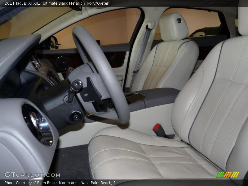 Ultimate Black Metallic / Ivory/Oyster 2011 Jaguar XJ XJL