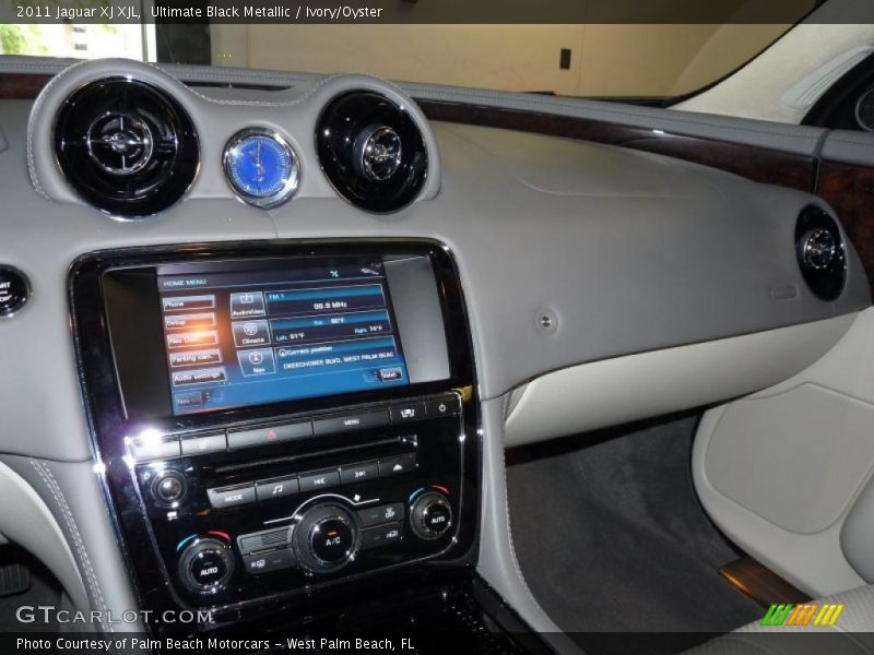 Ultimate Black Metallic / Ivory/Oyster 2011 Jaguar XJ XJL