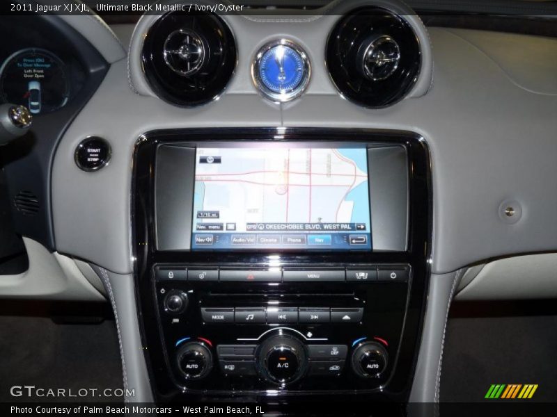 Ultimate Black Metallic / Ivory/Oyster 2011 Jaguar XJ XJL