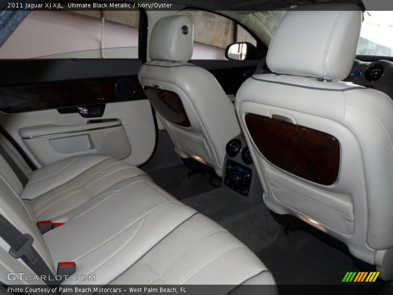 Ultimate Black Metallic / Ivory/Oyster 2011 Jaguar XJ XJL