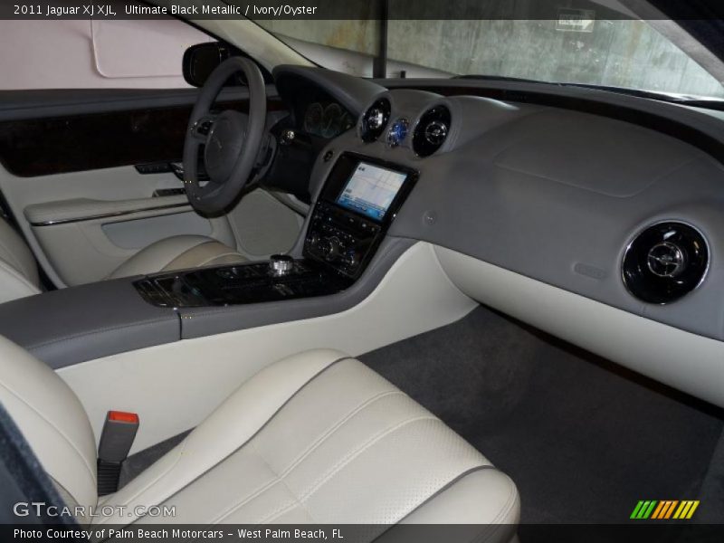 Ultimate Black Metallic / Ivory/Oyster 2011 Jaguar XJ XJL