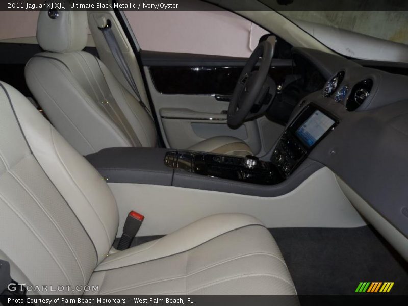 Ultimate Black Metallic / Ivory/Oyster 2011 Jaguar XJ XJL