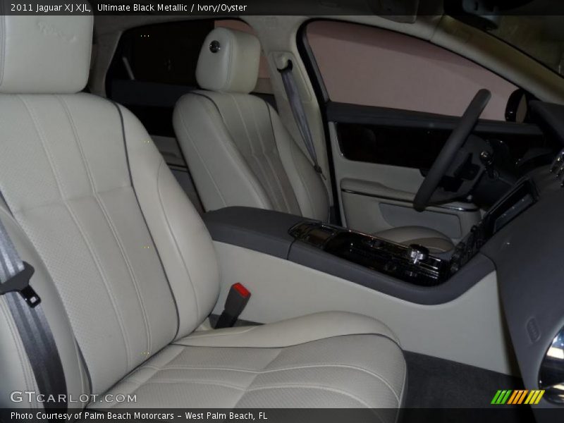 Ultimate Black Metallic / Ivory/Oyster 2011 Jaguar XJ XJL