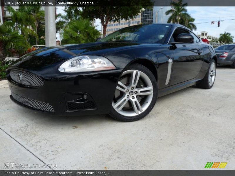 Ebony Black / Charcoal 2007 Jaguar XK XKR Coupe